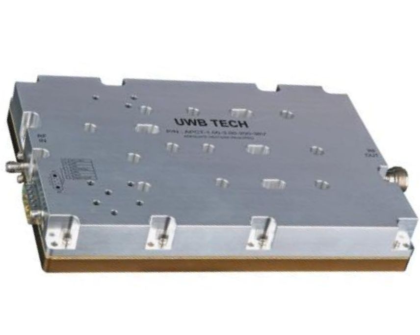 Gallium Nitride Broadband High Power Amplifier, Operation from 700 MHz to 2700 MHz, 100 Watts, 34V