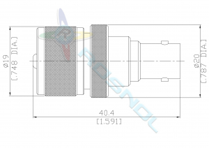 UHF Plug (Male) to BNC Jack (Female) Adaptor