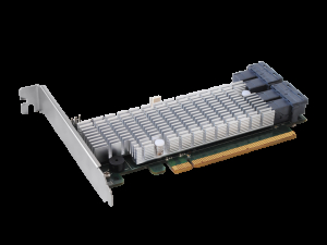 4x dedicated 32Gbps U.2 Ports to PCIe 3.0 x16 RAID Controller
